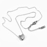Dames zilverkleurige RVS Ketting met Hart