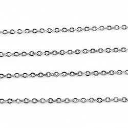 Dames zilverkleurige RVS Ketting met Hart