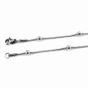 Dames Setje zilverkleurige RVS - Ketting + Armband met Bolletjes