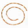 Roségoudkleurig XUPING Figaro Schakelketting 4mm Dames - Heren