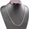 Roségoudkleurig XUPING Figaro Schakelketting 4mm Dames - Heren