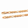 Roségoudkleurig XUPING Figaro Schakelketting 5,5mm Dames - Heren