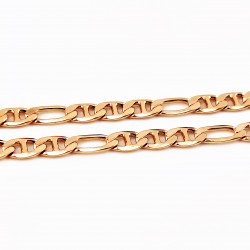Roségoudkleurig XUPING Figaro Schakelketting 5,5mm Dames - Heren