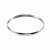 Klassieke RVS Zilverkluer Dames Bangle Armband