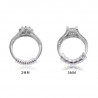 4-delige/Set Onzichtbare Ringmaatversteller - Doorzichtige Ringspiraal