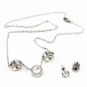 Roestvrij Stalen Set Dames Ketting + Oorbellen
