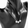 Roestvrij Stalen Set Dames Ketting + Oorbellen