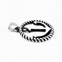 Heren Roestvrij Stalen Anker Hanger Symbool