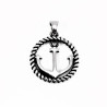 Heren Roestvrij Stalen Anker Hanger Symbool