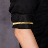 2 Stuks Goudkleur Mouwophouders Elastische - Metaal Antislip Armband Unisex