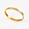 Dames Slavenarmband goudkleurige Roestvrij Stalen Bangle