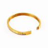 Dames Slavenarmband goudkleurige Roestvrij Stalen Bangle