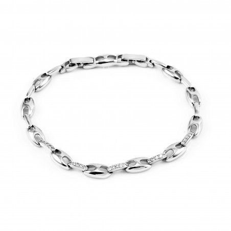 Dames XUPING Gerhodineerd Armband met Ovaleschakels