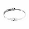 Roestvrij Stalen Dames Bangle Armband met Strass