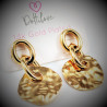 Stalen Dames Lange Oorbellen Andrina Gold Plated