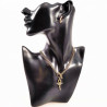 Stalen Dames Cubaanse Ketting Egyptische Ankh Kruis - Gold Plated