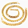 60cm x 11mm Heren Cubaanse Ketting Verguld Roestvrij Stalen
