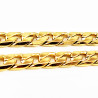 60cm x 11mm Heren Cubaanse Ketting Verguld Roestvrij Stalen