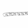 22cm x 9,5mm Heren Gedetailleerde Cubaanse Armband Roestvrij Stalen
