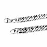 21cm x 9mm Cubaanse-Stijl Roestvrij Stalen Armband - Heren