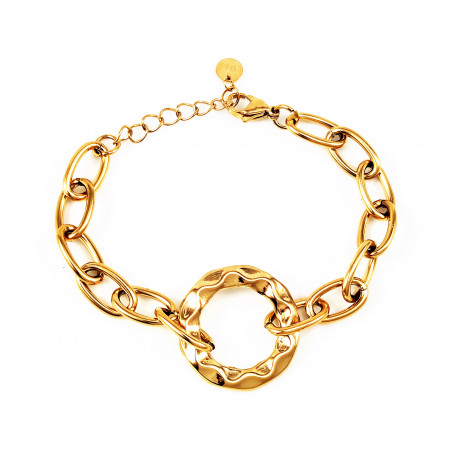 Dottilove Ovale Schakelarmband - Dames - Staal Gold Plated