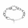 Dottilove Ovale Schakelarmband - Dames - Roestvrij Staal