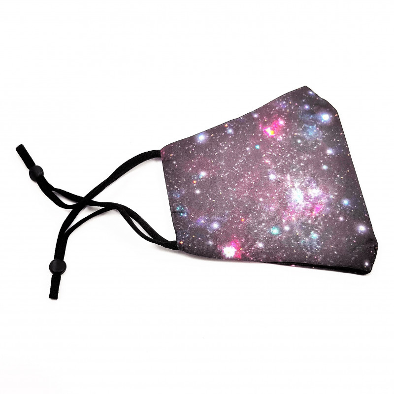 Unisex Galactica Mondkapje met 2-Filters PM5.2 - Katoenen Mondkapje - Wasbare Mondmasker Unisex Galactica Mondkapje met 2-Filters PM5.2 - Katoenen Mondkapje - Wasbare Mondmasker