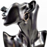 Giuno Ø30mm Oorbellen Dames - Roestvrij Stalen Oorringen Gold Plated - Zikonia Hanger