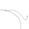 Dottilove Zoetwaterparels Ketting - RVS - Parel Collier - Dames Parel Choker