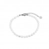 Dottilove Zoetwaterparels Armband - Dames Parel en RVS Armband