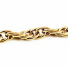 MAILLA Dames Schakelsketting Armband - Vergulde Roestvrij Stalen Armband