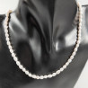 Dottilove Zoetwaterparels Ketting - RVS Gold Plated - Parel Collier - Dames Parel Choker