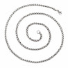 60cm x 3mm Visgraatketting - Roestvrij Staal - Dames-Heren Ketting