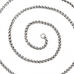 60cm x 3mm Visgraatketting - Roestvrij Staal - Dames-Heren Ketting