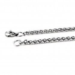 60cm x 3mm Visgraatketting - Roestvrij Staal - Dames-Heren Ketting