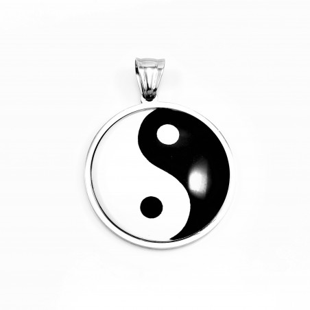 Roestvrij Stalen Yin Yang Hanger - Geliefd Symbool - Dames Heren Hanger