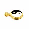 Geliefd Symbool - Verguld RVS Yin Yang Hanger - Dames Heren Yin Yang Hanger