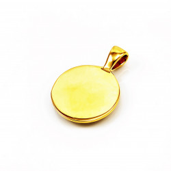 Geliefd Symbool Ketting - Verguld RVS Jasseron ketting + Yin Yang Hanger - Dames Heren Ketting