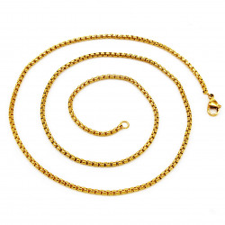 Geliefd Symbool Ketting - Verguld RVS Jasseron ketting + Yin Yang Hanger - Dames Heren Ketting