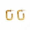Dottilove Ø26mm Schakel Oorbellen - Dames - Gold Plated