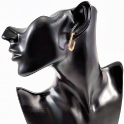 Dottilove Ø26mm Schakel Oorbellen - Dames - Gold Plated