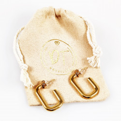 Dottilove Ø26mm Schakel Oorbellen - Dames - Gold Plated