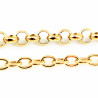 Dottilove Collier- 14K Geelgoud Verguld RVS - Dames Ketting met Turks Oog Hanger