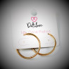 Dottilove Ø29mm Klassieke Oorbellen - Dames Oorringen - RVS - Gold Plated