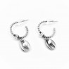 Dottilove Ø15mm Oorbellen - Stalen Dames Oorringen - Ball Design - Schelp - Parels - Plated