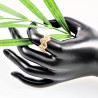 Dottilove Ring - Verstelbare Dames Ring Golvend Ontwerp - RVS Gold Plated