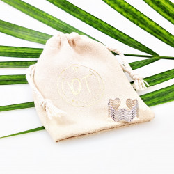 Dottilove Ring - Verstelbare Dames Ring Golvend Ontwerp - RVS Witg Gold Plated