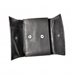 Black Buck - Portemonnee Heren en Dames Zwart Leren - Met RFID Anti-Skim Bescherming