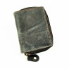 Best Bull - Portemonnee Dames - Heren - Vintage-Stijl Grijs Leren Portemonnee