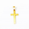 Ketting + Kruis Hanger 35mm - Vergulde Roestvrij Staal - Classic Kruisketting Heren - Dames